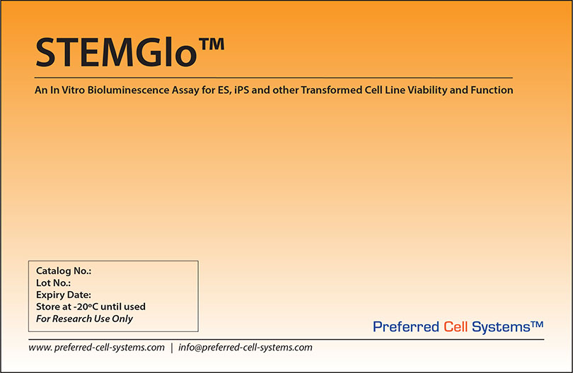 STEMGlo™: An In Vitro Bioluminescence Viability and Functional Assay for ES, iPS and other Transformed Cell Lines